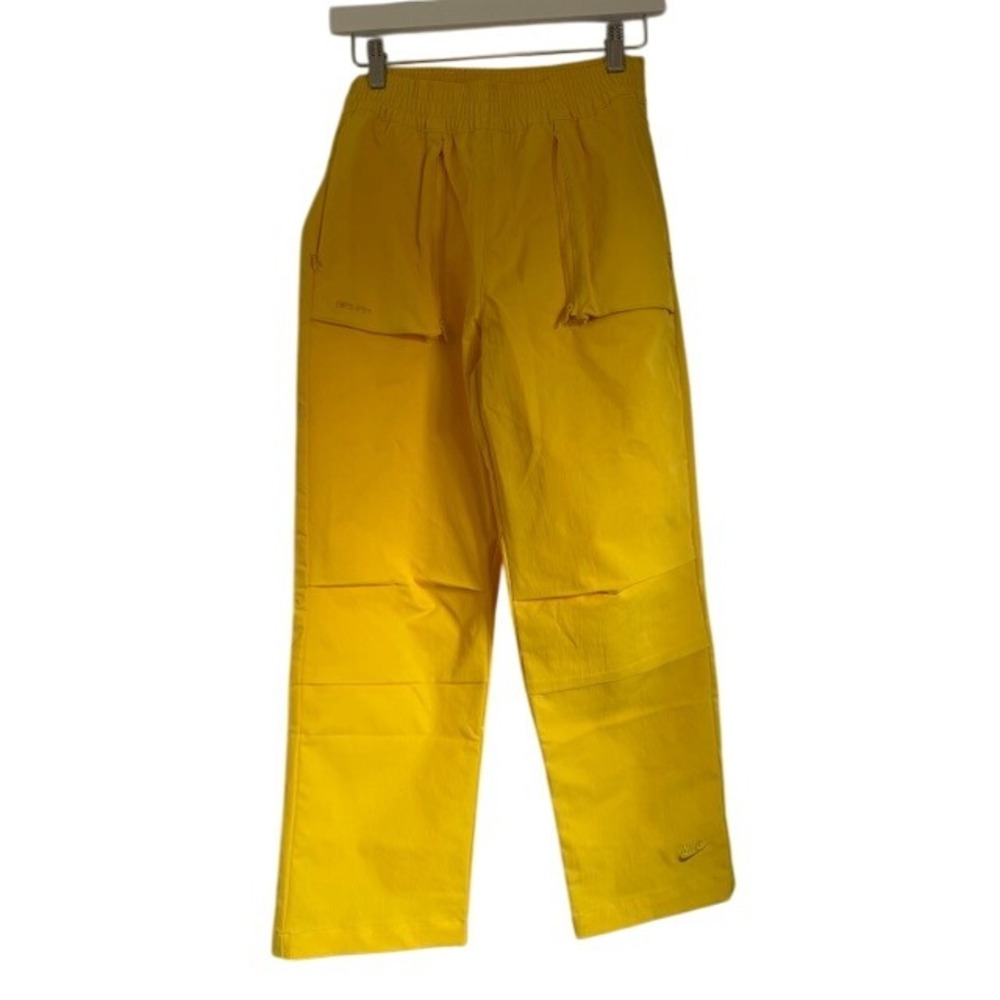 NWOT Nike Tech Pack Dri-FIT Yellow Training Pants Womens Elastic Waist - XS